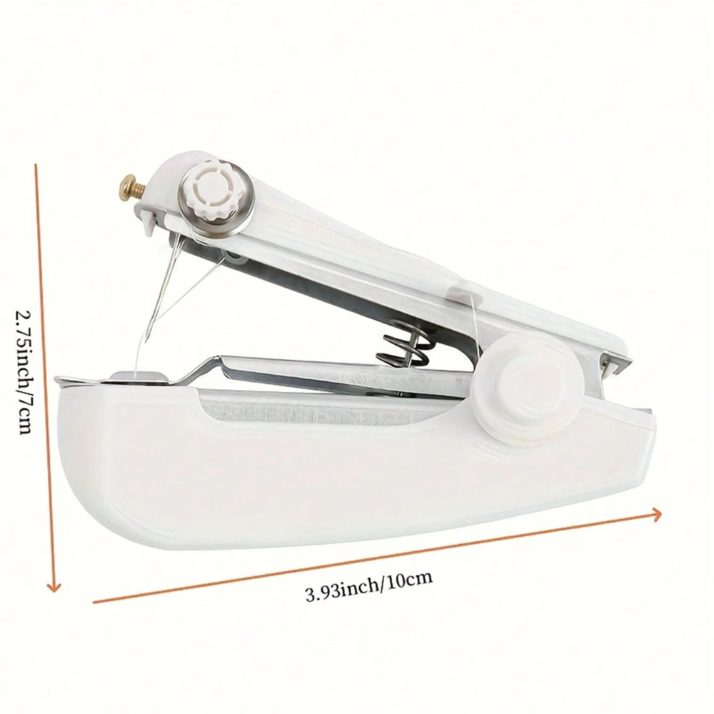Handheld Sewing Machine Portable Mini Cordless Stitch Tool With 12 Sewing Thread