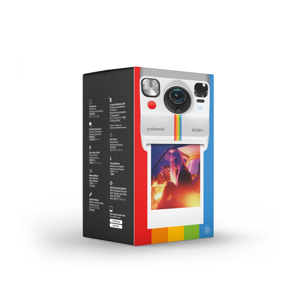 Polaroid Now Plus Instant Camera Generation 2 White