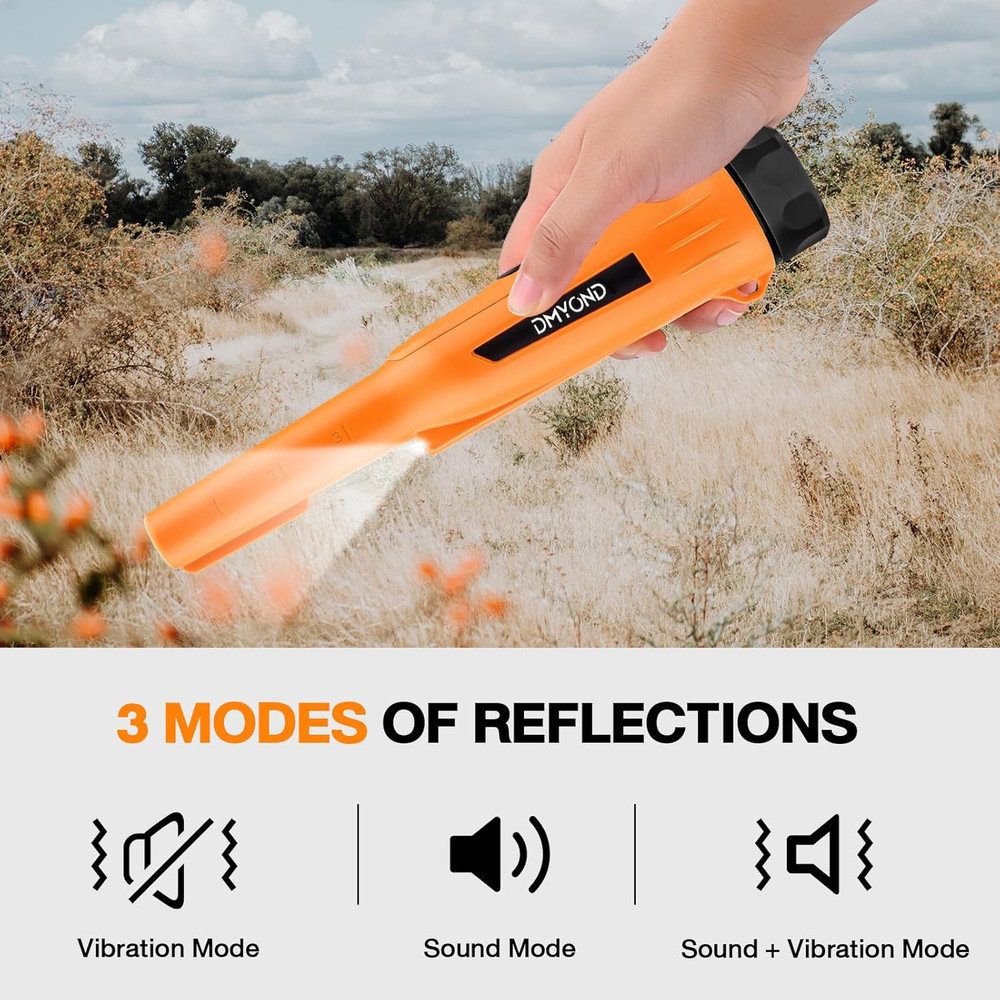 Metal Detector Pinpointer for Adults & Kids, Waterproof Handheld Pin Pointer Wan