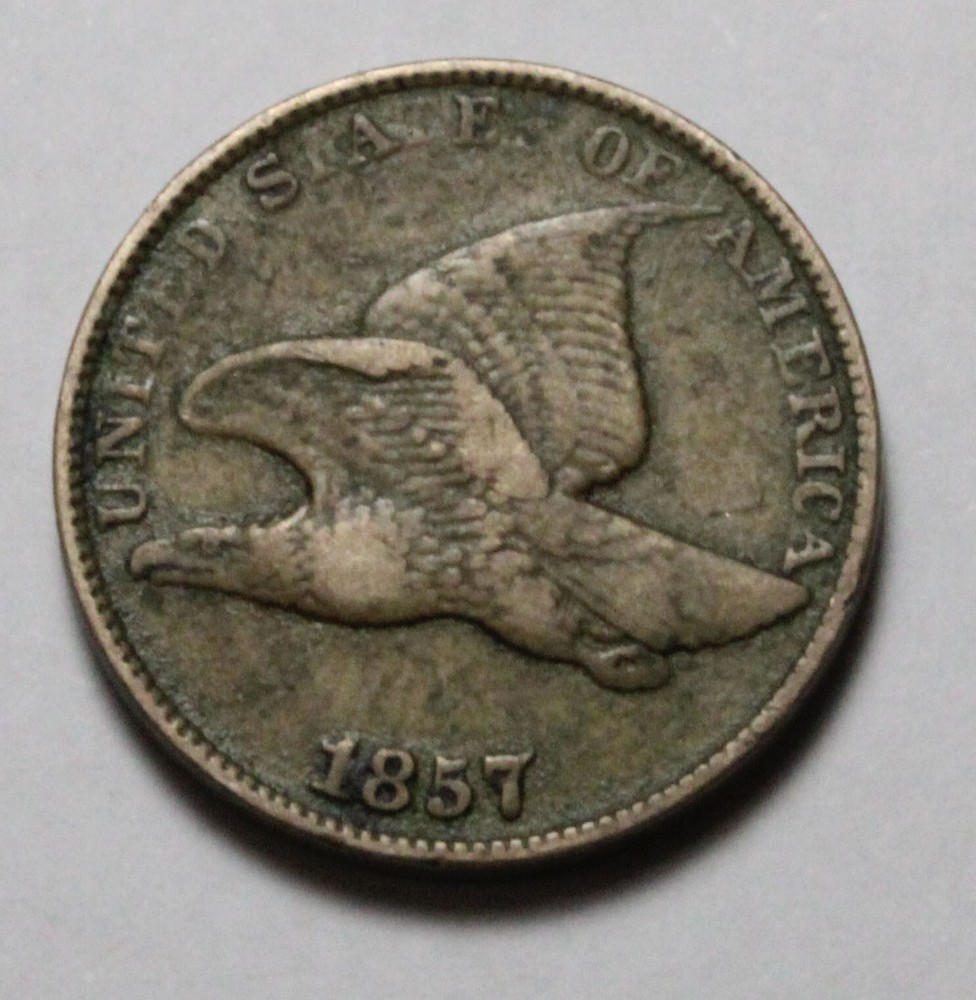 1857 Flying Eagle Cent UR321