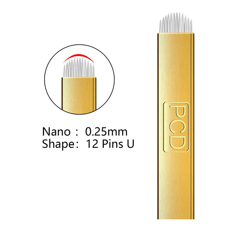 12U shape blades microblading needles Permanent Makeup Eyebrow Tattoo Needle