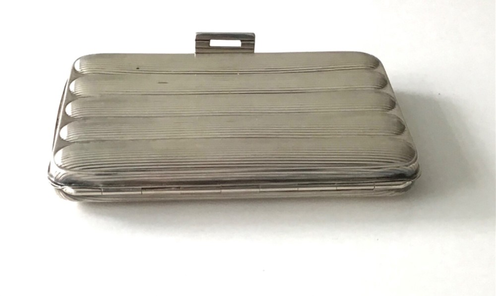 Antique Germany German Solid 835 silver cigar box