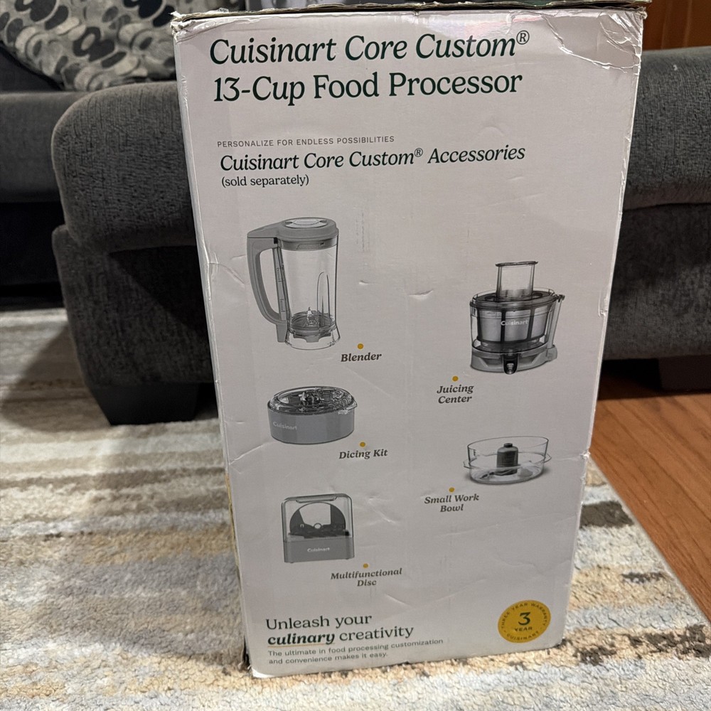 Cuisinart FP-130MB Core Custom 13-Cup Multifunctional Food Processor Marine Blue