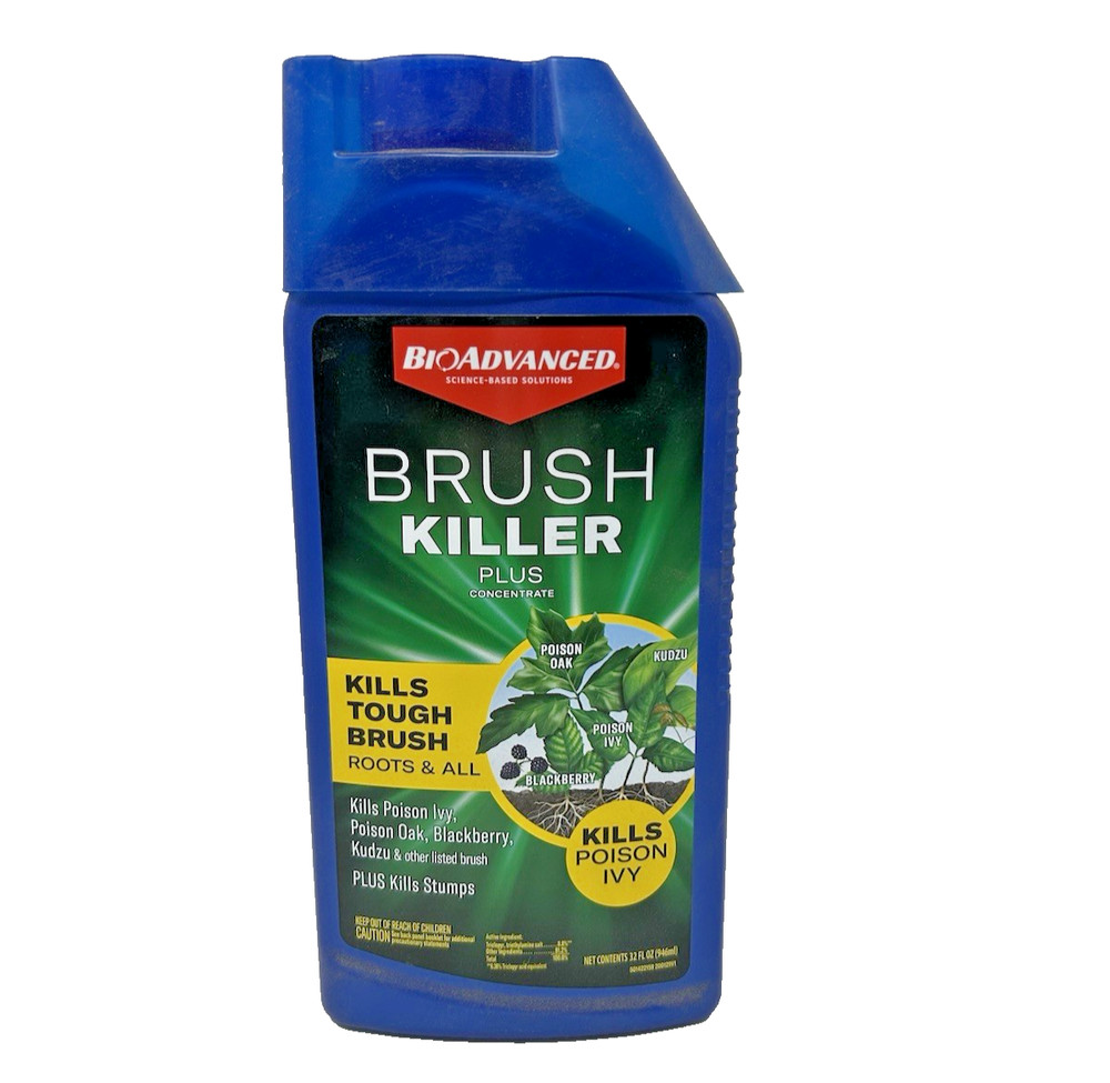 BioAdvanced 32 oz Brush Killer Plus Liquid Concentrate Kills Poison Ivy  1-PACK