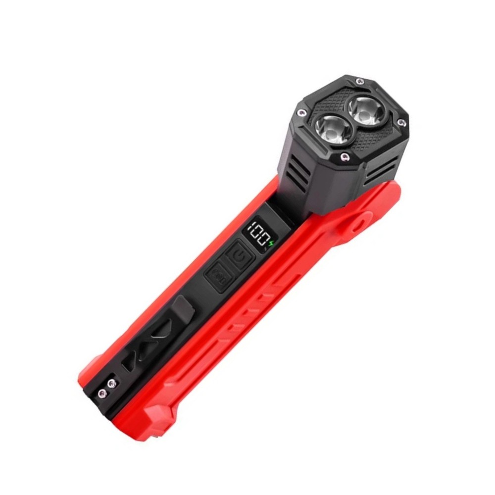 Portable Rechargeable LED Work Light 600LM Adjustable Flashlight Lamp Tool