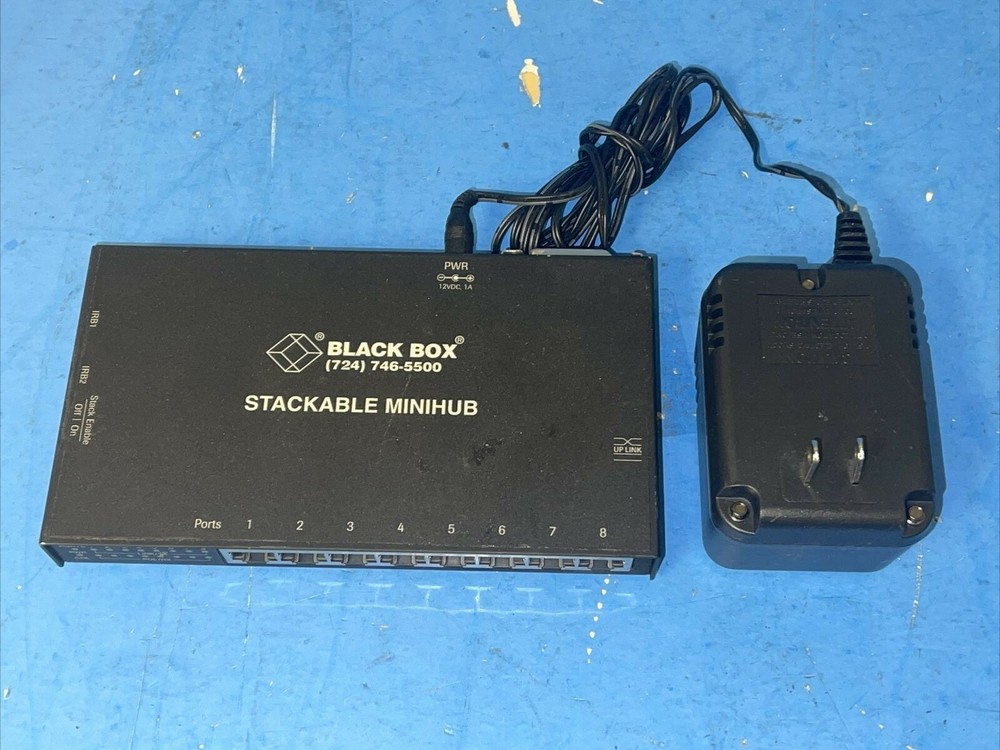 Black Box  Stackable Mini (LE2801A) 8-Ports External Hub stackable