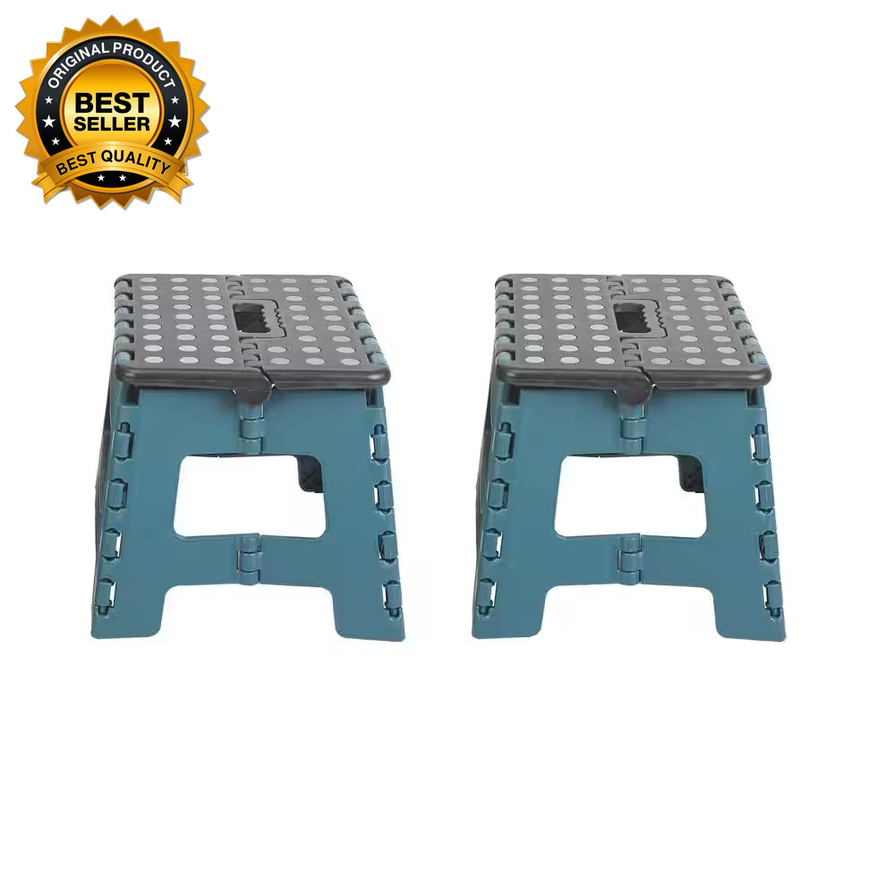 8.5 In. Folding Step Stools (2 Pack)