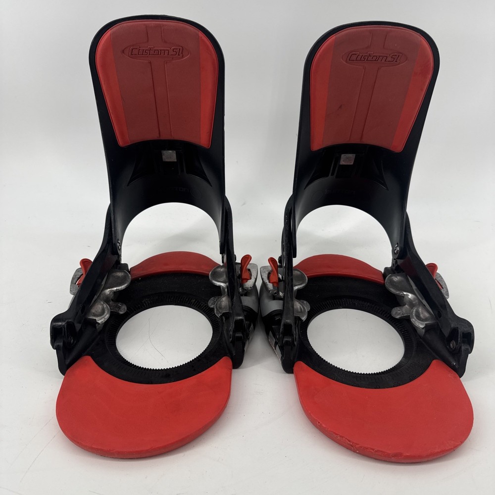 Burton Custom SI Snowboard Step in Bindings Size Medium US 8-10 READ