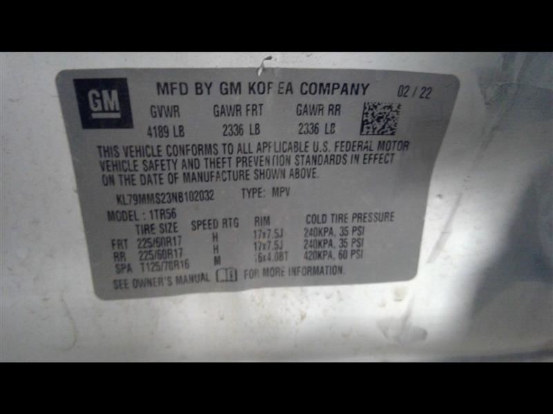 Camera/Projector Camera Front Fits 21-25 TRAILBLAZER 2315734