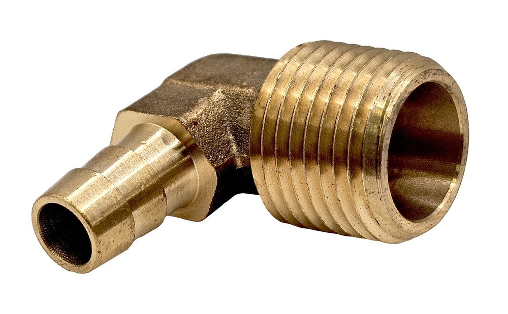 Home Brew Ohio Brass Elbow 1/2" B X 1/2" MPT