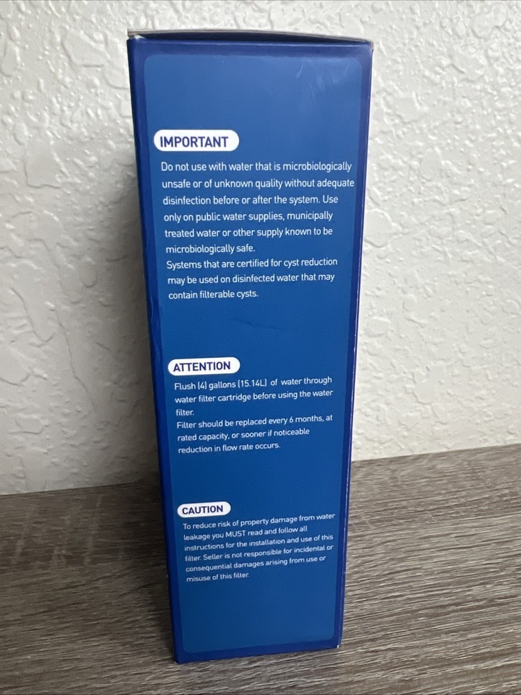 Refrigerator Water Filter 2 Pack ECLEYEC-02 Replacement for Filter