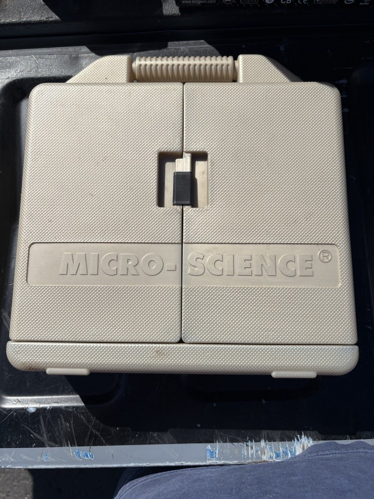 Micro-Science Complete Microscope Set Educational Kit with Slides & Tools