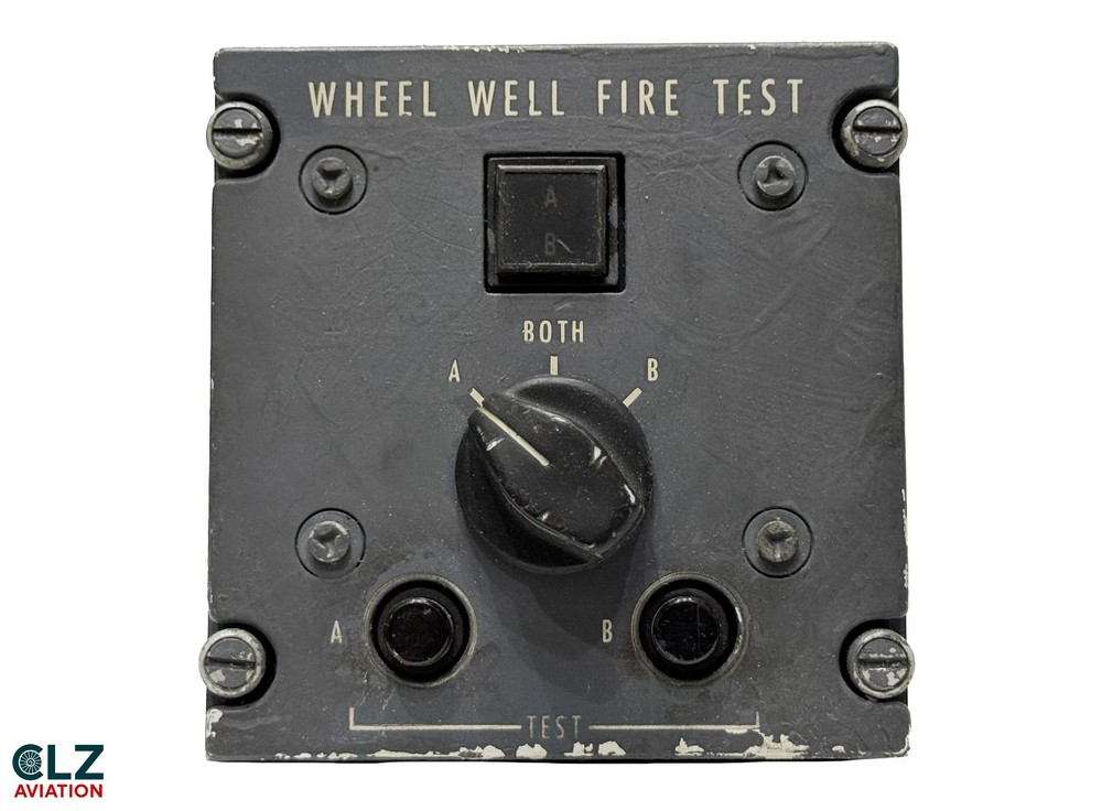Lockheed L-1011 Tristar SE-DTC Wheel Well Fire Test Cockpit Panel Dated 1973