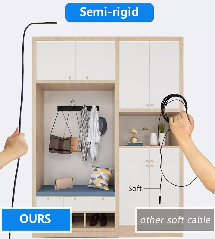 USB C Endoscope for iPhone, OTG Android Phone, 5.5 mm Borescope Inspection Sn...