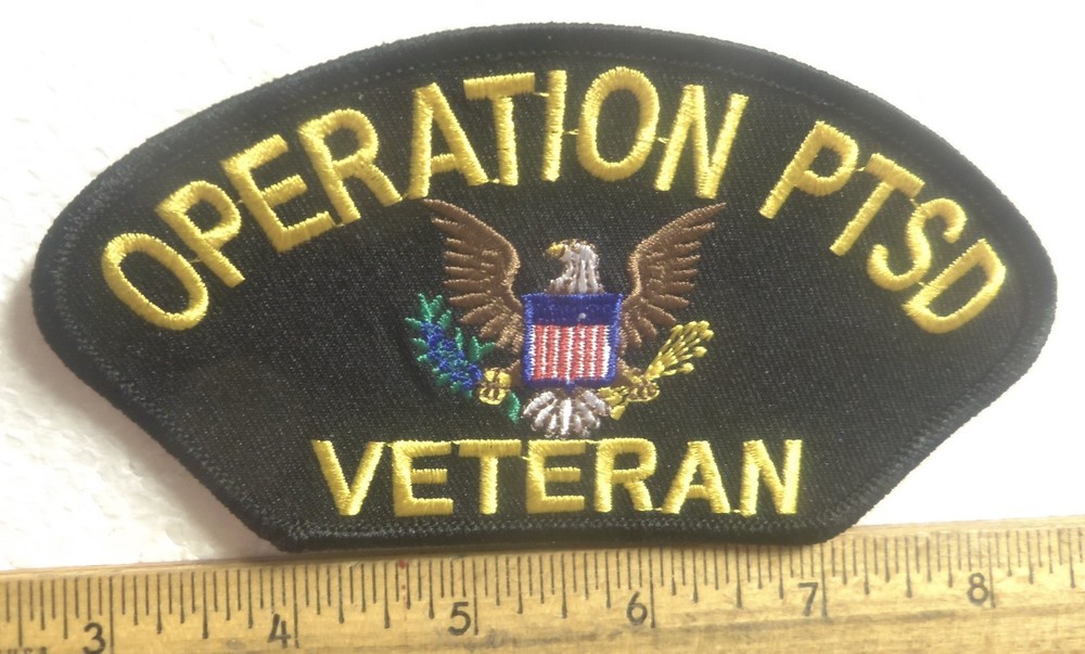 Operation PTSD - Veteran Embroidered Patch