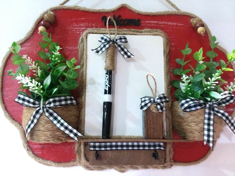 DECORATIVE  SMALL DRY ERASE BOARD -  WALL HANGING SIGN