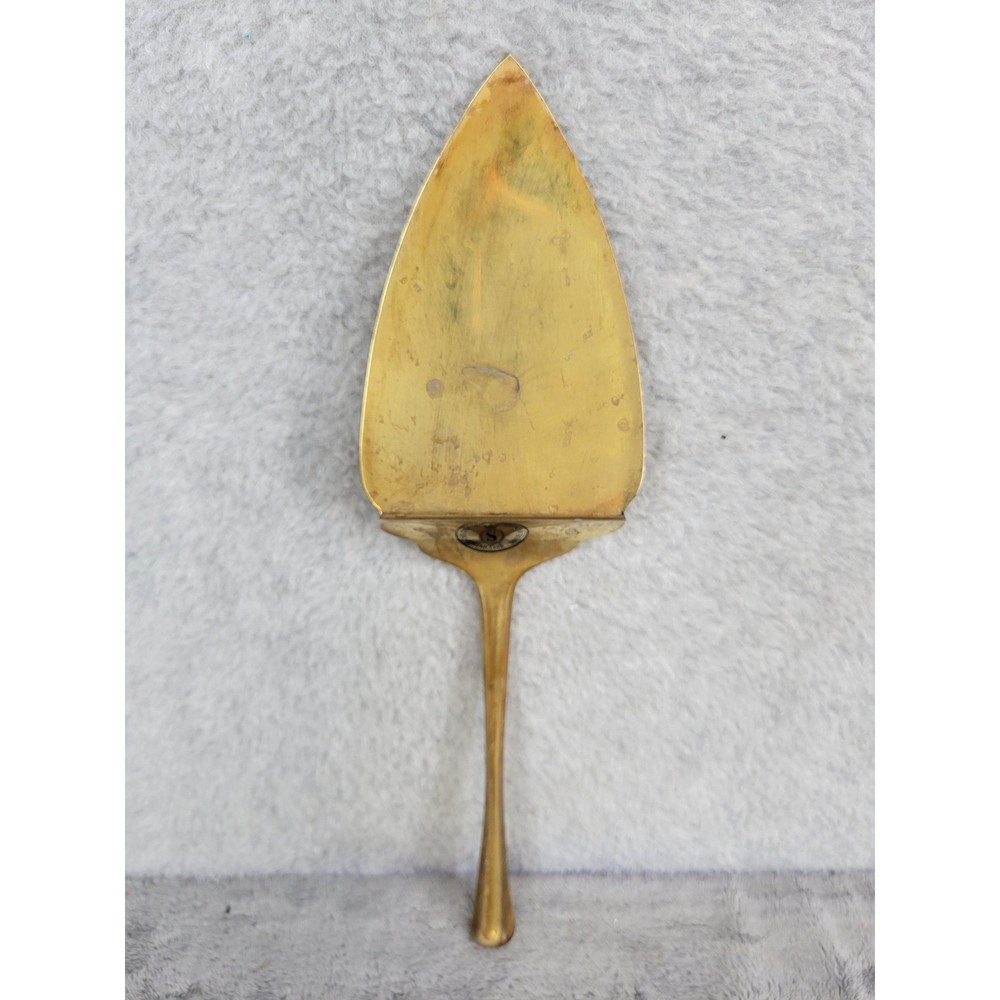 Studio Silversmiths Gold Tone Cake Server Pie Server Serving Utensil