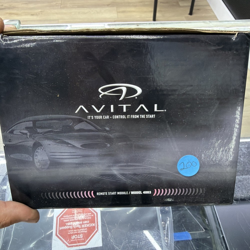 Avital Remote Start Module / Model 4003     New/Open Box