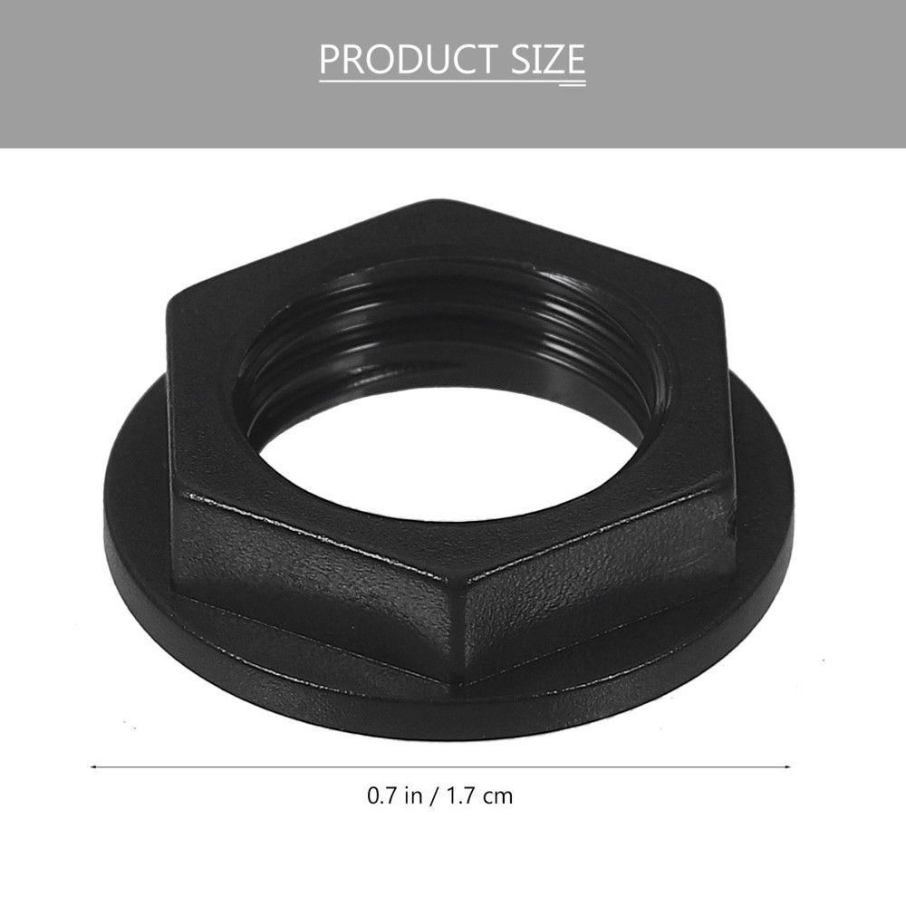 Headphone Socket Hexagonal Nuts M3 Nylon Bulk Guitar Input Jack Plate