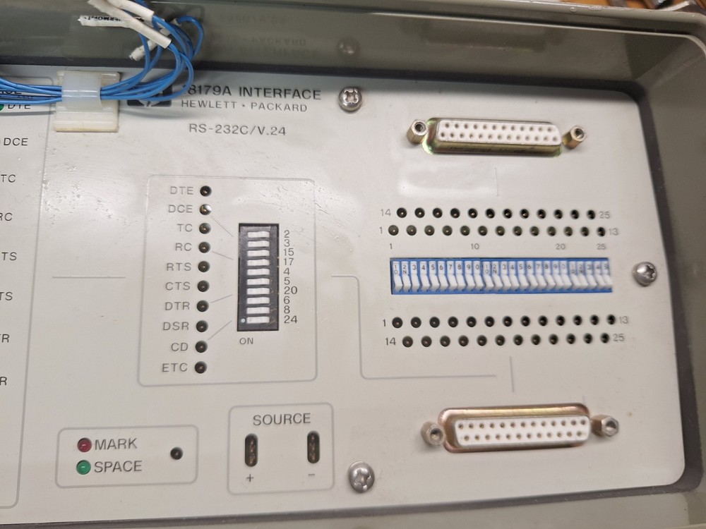 Vintage HP Hewlett Packard 18179A Interface Cover RS-232C/V.24 Protocol Analyzer