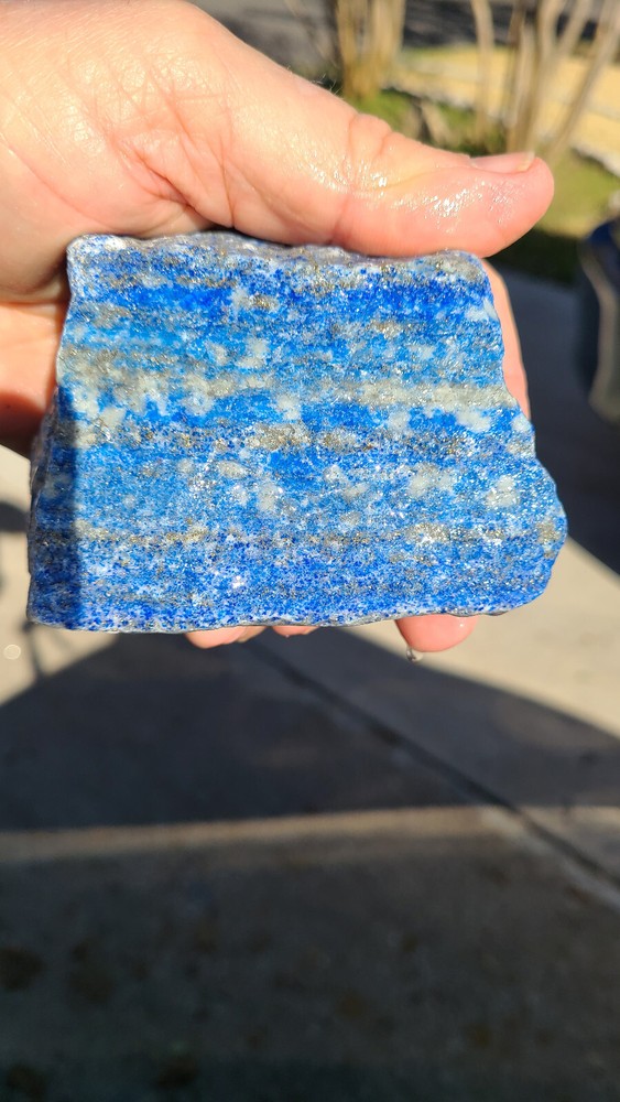 LAPIS LAZULI GEM ROUGH EXCELLENT COLOR