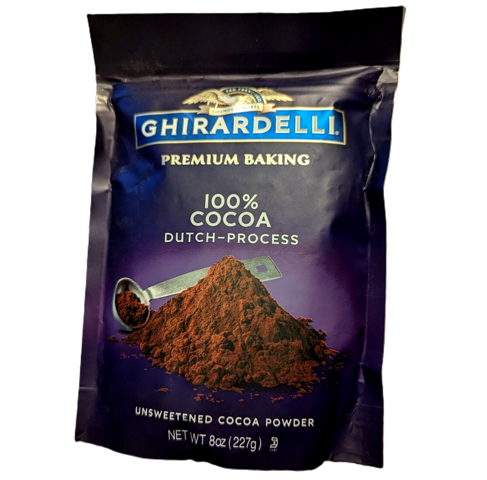 Ghirardelli Premium Baking Unsweetened 100% Cocoa Powder 8oz Dutch Process