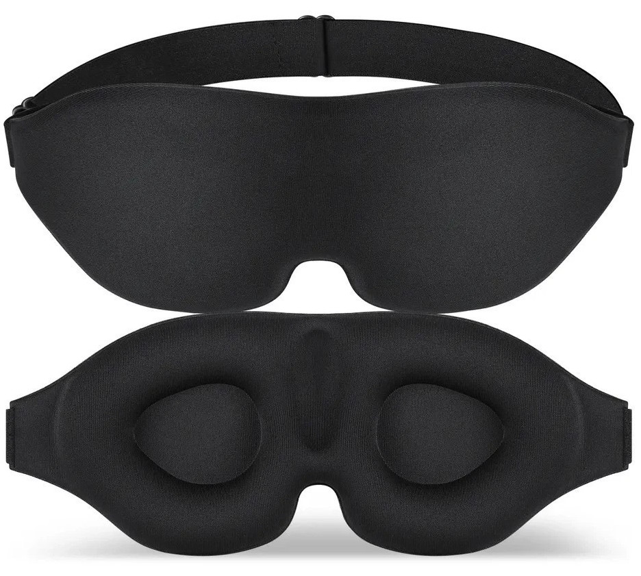2 Pack Full Light Blocking 3D Sleep Eye Mask Night Sleeping Mask Relax Blindfold