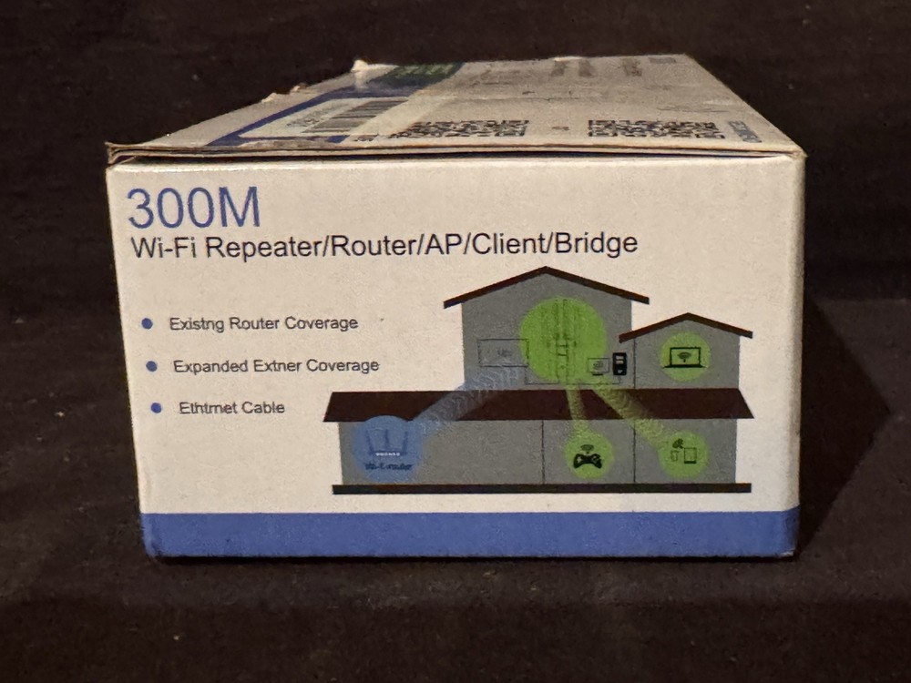 Paleoer 300M WiFi Range Extender - Model: RPT-004