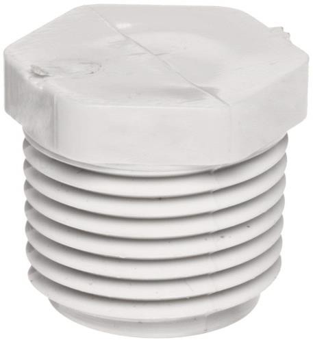 5 pcs Lesso - 1/2'' Sch40 PVC Plug Threaded MPT - 450-005