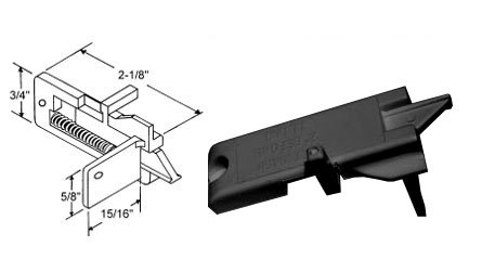 Black Tilt Window Latch for Better Bilt Package