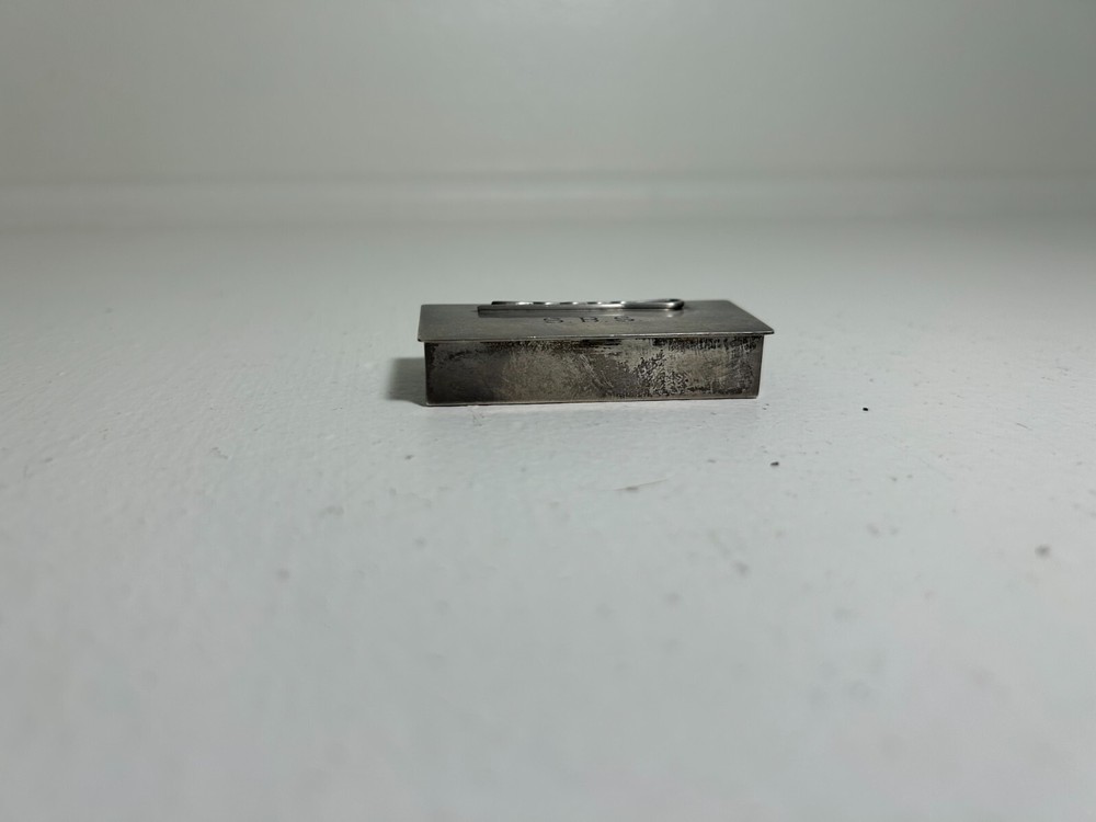 VTG Sterling Pillbox/Bobby Pin Box