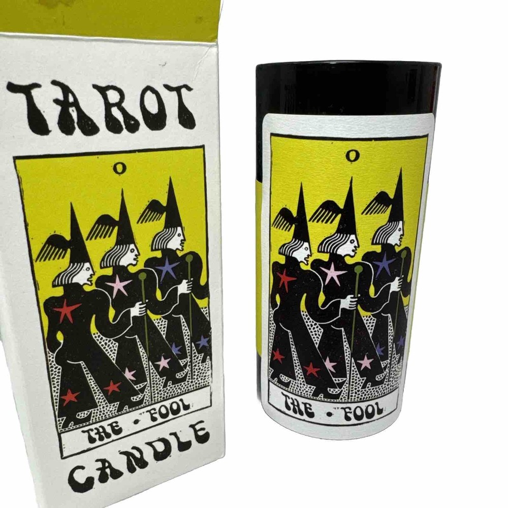 Tarot, The Fool, Candle, Wild Mint&Citrus&Basil