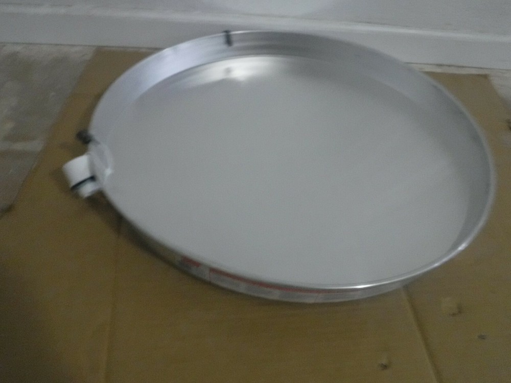Oatey 24" Aluminum Water Heater Pan with 1" PVC Fitting NEW,