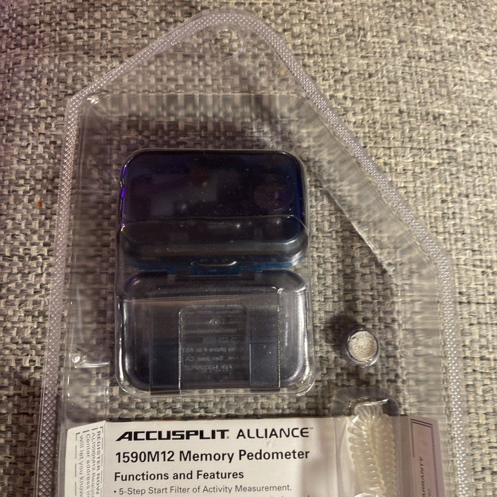 Accusplit Alliance 1590M12 Memory Pedometer