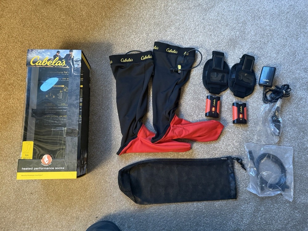 Cabelas Heated Performance Sox By Gerbing 7.4V Volt