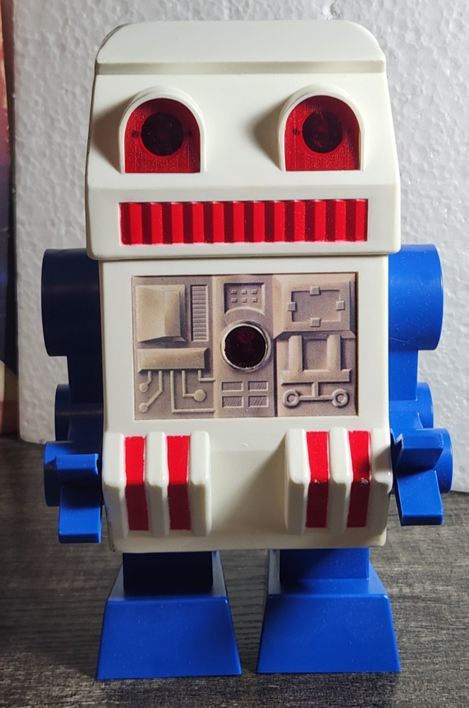 Sears Targetron Electronic Target Game Vanity Fair Robot 1978 w/box Untested