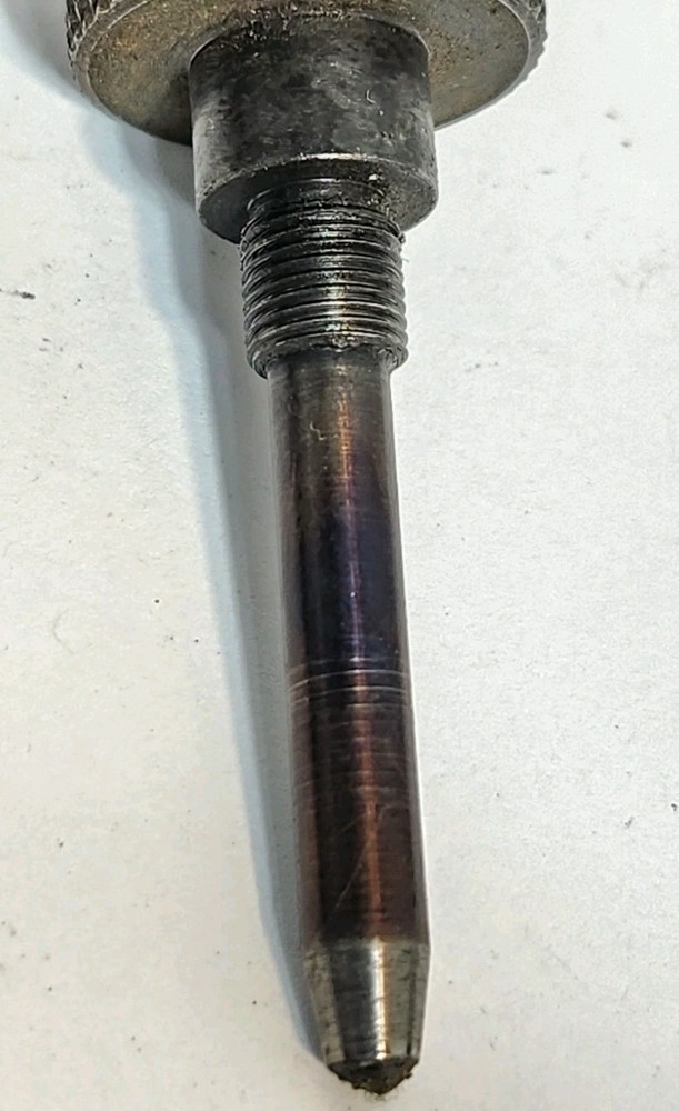 VTG PULLER Double Round Top Threaded 3/8"Dia Split Cylinder Base No Brand 2"Long