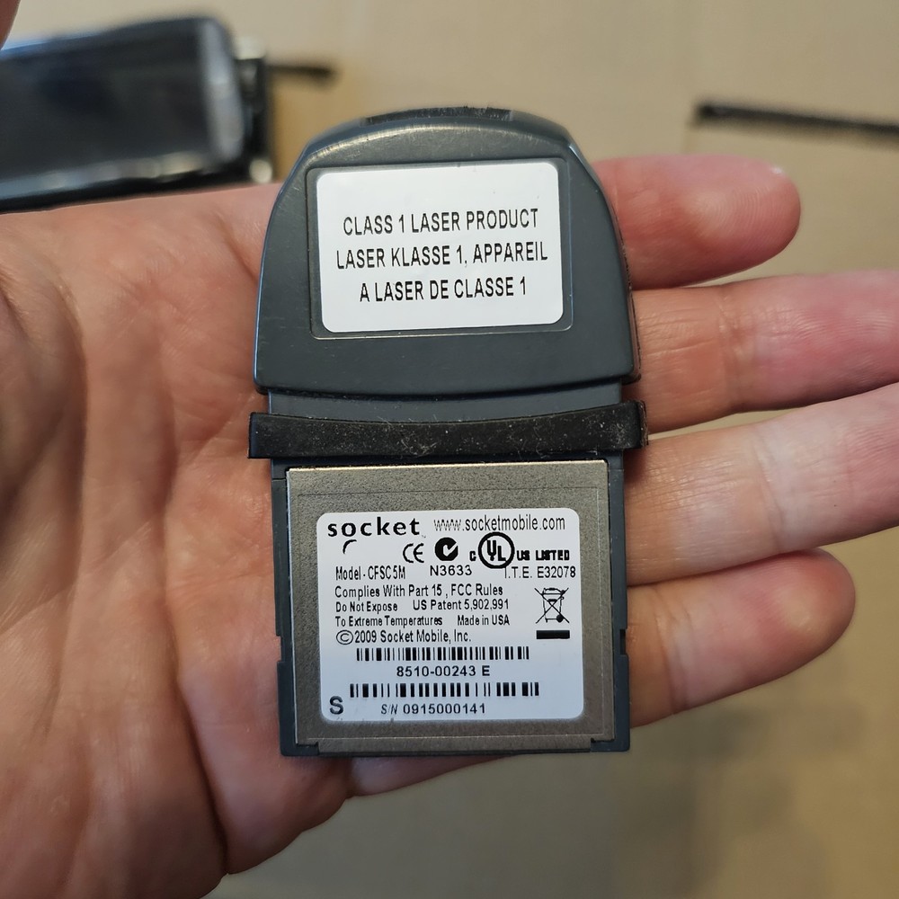 Socket Class 1 Laser CF Scan Card CFSC5M 8510-00243-E