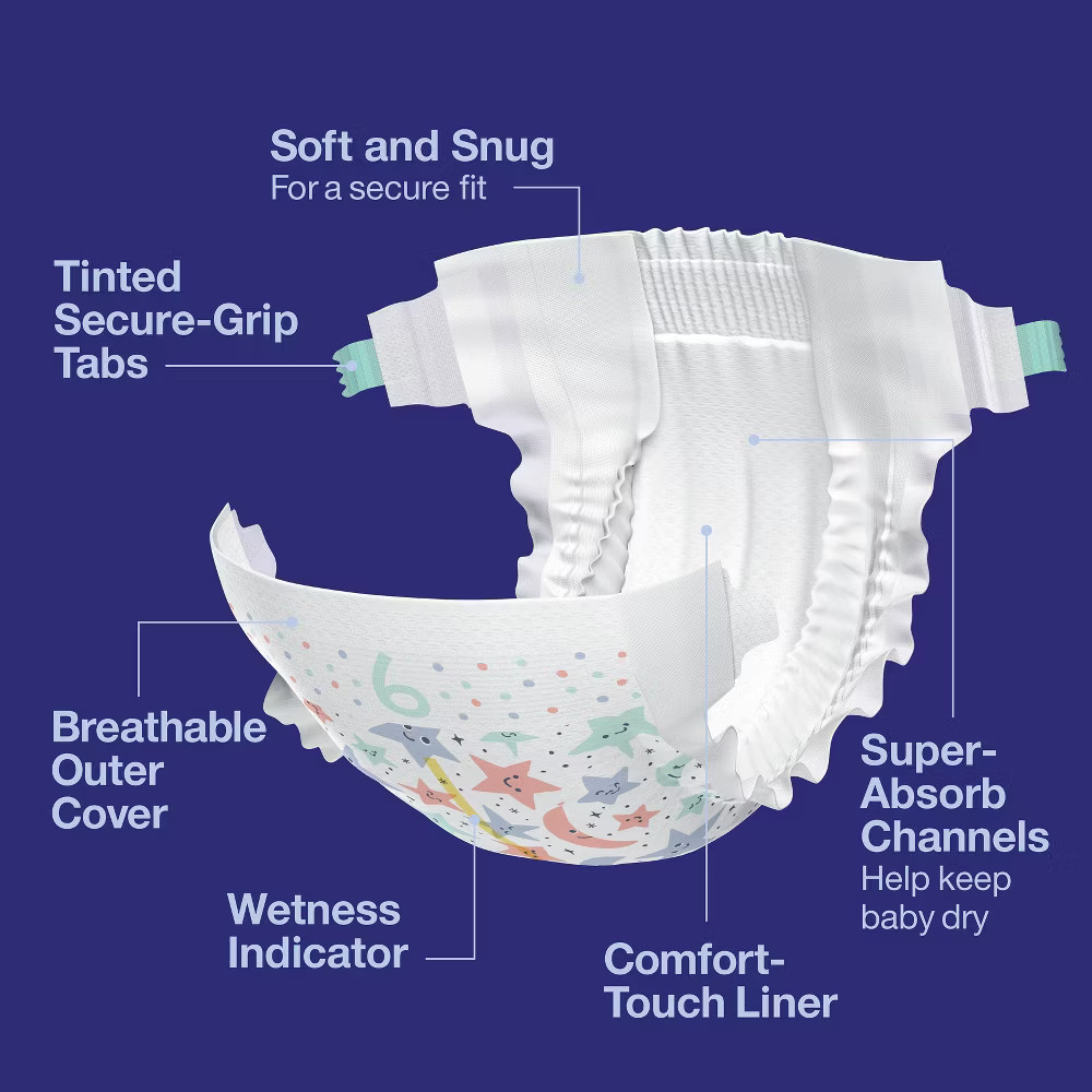 Disposable Overnight Diapers - Size 6 - 42ct - up&up