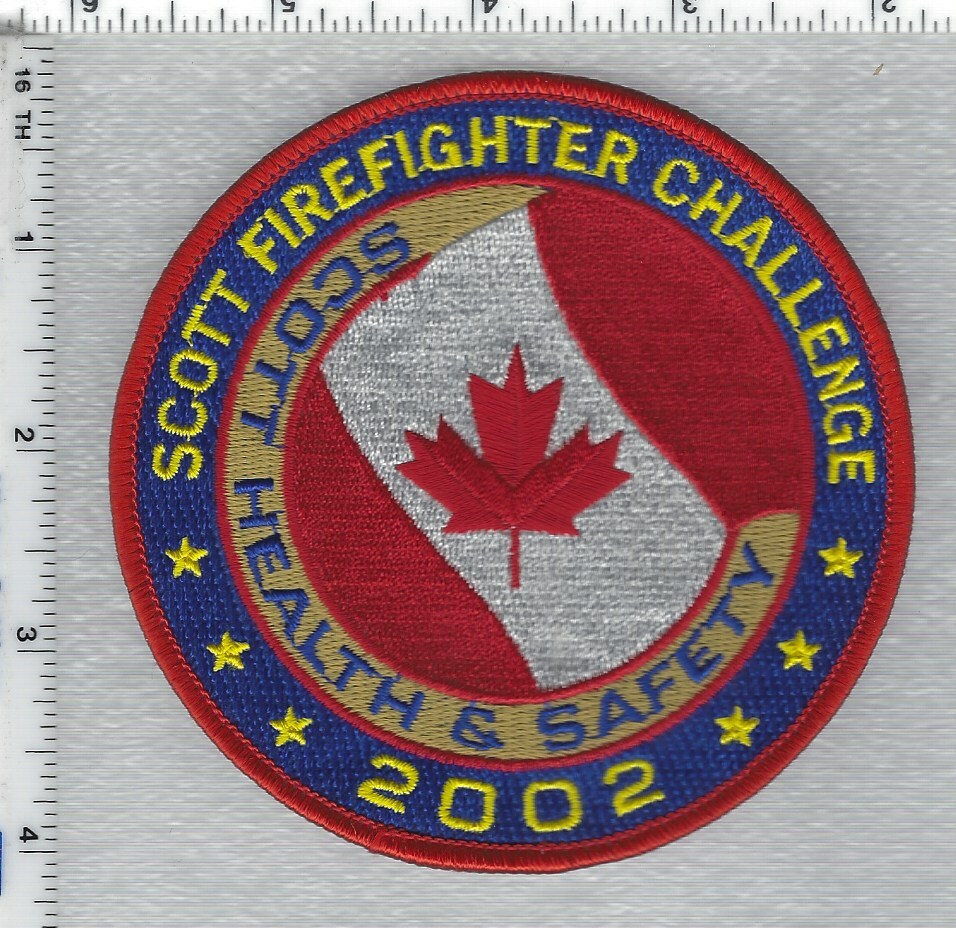 Scott Firefighters Challenge 2002 (Canada) Competitor Shoulder Patch