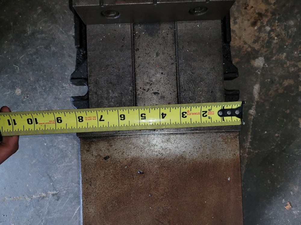 8" Kurt D80 Angle Lock Milling Machine Vise w/Jaws - No Handle