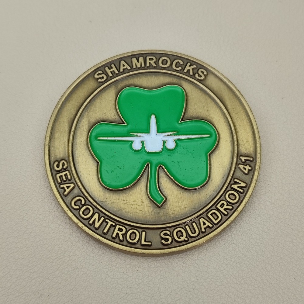 Shamrocks Sea Control Squadron 41 Challenge Coin