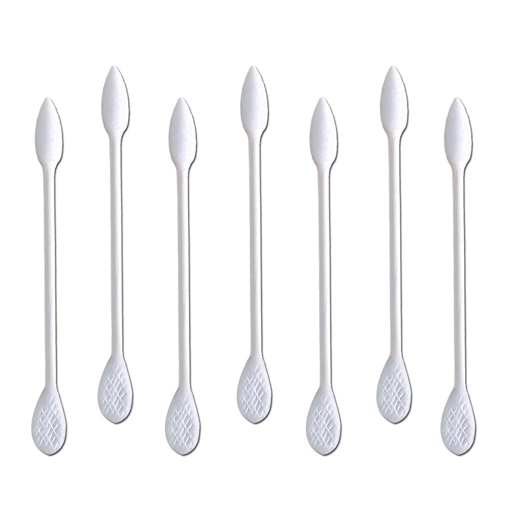 Precision Makeup Cotton Swabs, Double-Ended XL Cotton Buds with Pointed and Flat