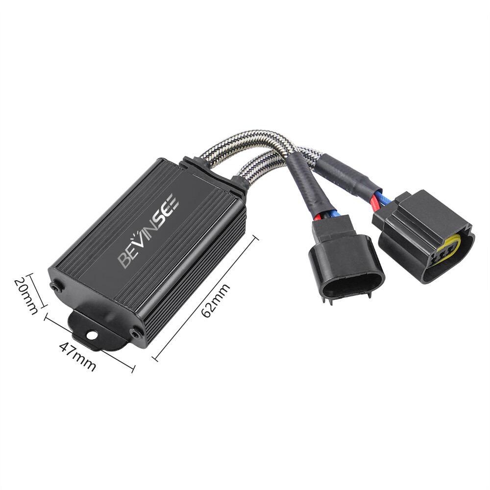 9008 H13 LED Headlight Canbus Error Free Anti Flicker Resistor Decoder Canceller