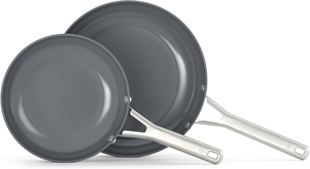 Ceramic 8" & 10" Frying Pan Set Nonstick