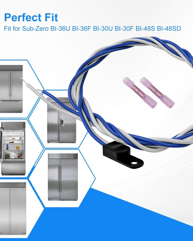 Refrigerator Thermistor Compatible with Sub Zero BI 36U BI 36F Replace