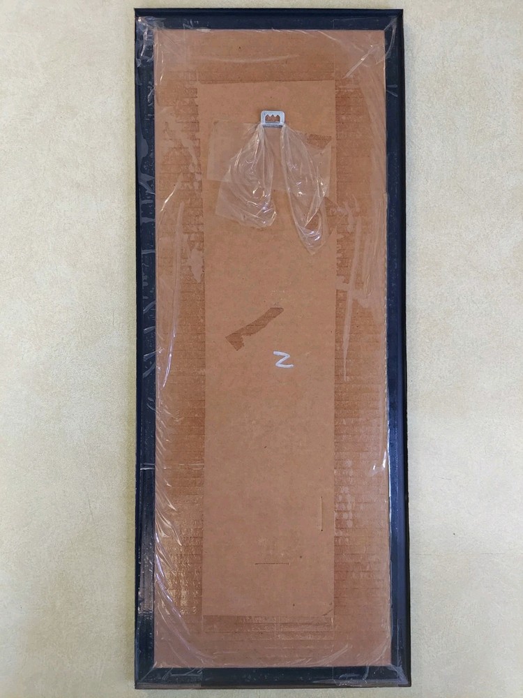 Vintage Glittery Eagle Mountains Mirror Plastic 20"x8"