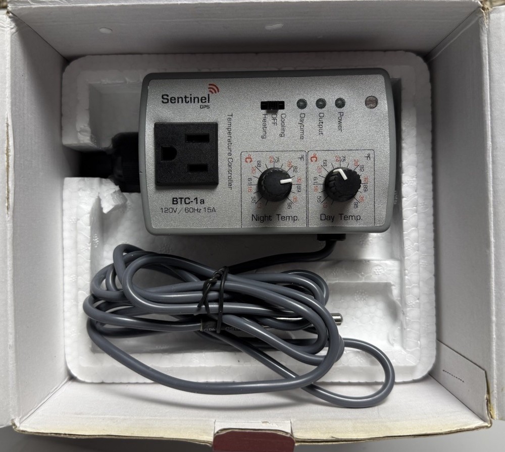 Sentinel GPS BTC-1a Basic Temperature Controller – New , Tested & Working