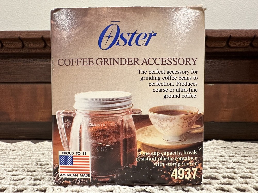 Oster Coffee Grinder Accessory for Osterizer Blender or Kitchen Center Item 4937