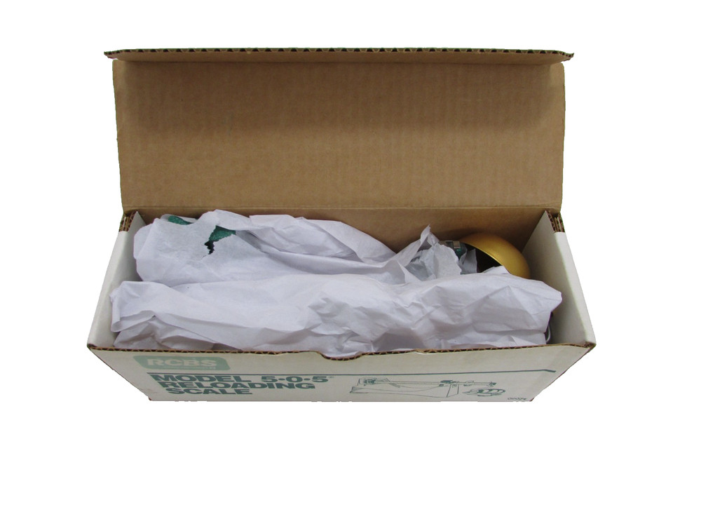 VINTAGE RCBS RELOADING SCALE 5.0.5 w/ ORIGINAL BOX